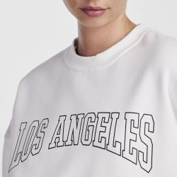 Sweat ml pcfreya blanc 17145505 3924 Femme PIECES