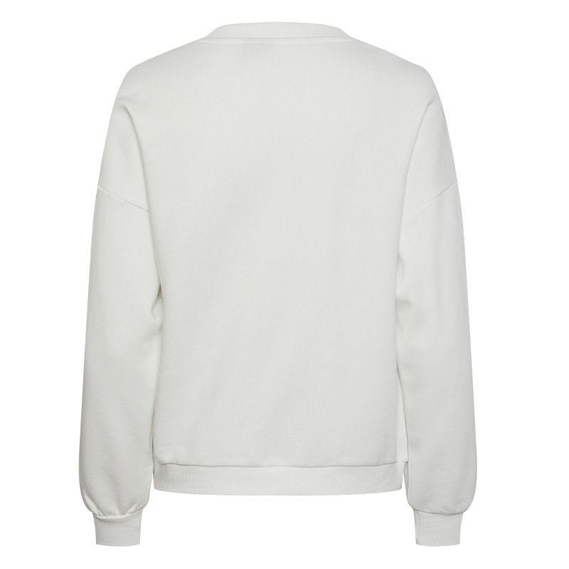 Sweat ml pcfreya blanc 17145505 3924 Femme PIECES