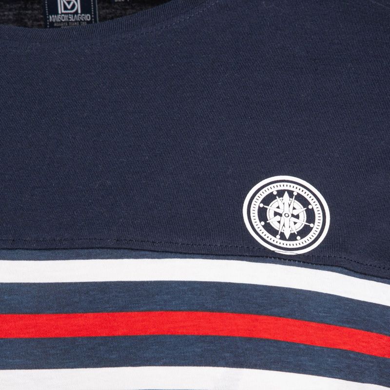 Tee shirt mc mariniere 100% coton assor 24 montana Homme BLAGGIO Tee shirt mc mariniere 100% coton assor 24 montana Homme BLAGGIO