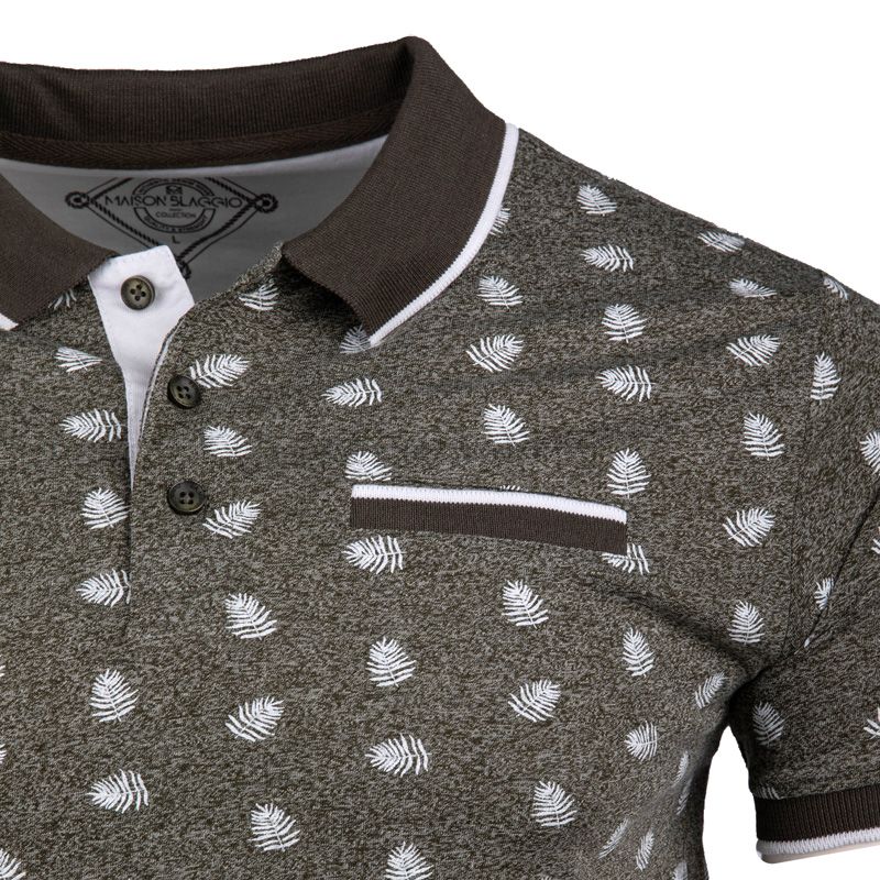 Polo micromotifs jersey 50% coton 50% polyester assor 24 philipo Homme BLAGGIO Polo micromotifs jersey 50% coton 50% polyester assor 24 philipo Homme BLAGGIO