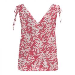 Haut sm onlnova life aop coral paradise untamed leaves 15323187 4062 Femme ONLY