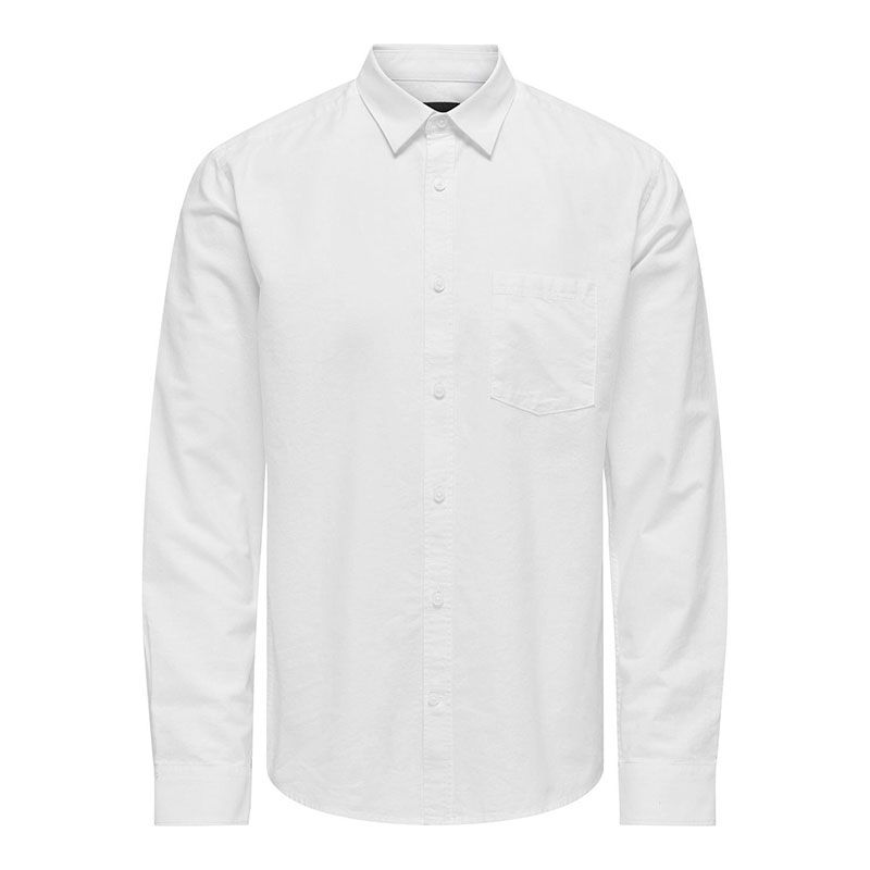 Chemise ml onsroan linen/cotton 22028129 3923 Homme ONLY AND SONS