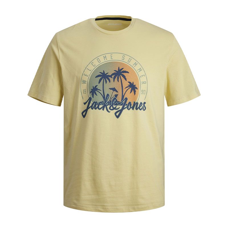 TEE SHIRT JJSUMMER SMU VIBE FRENCH VANILLA 12256888 3951