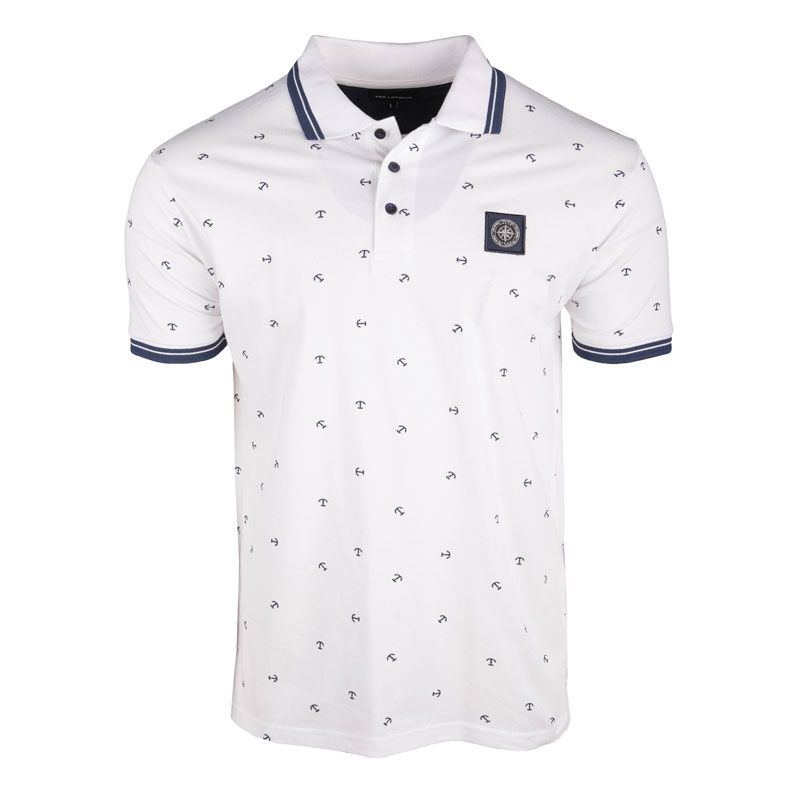 Polo homme mc ecusson ancre victor Homme TED LAPIDUS