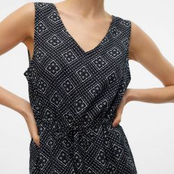 ROBE LONGUE VMEASY JOY BLACK TIA 10286770 4064