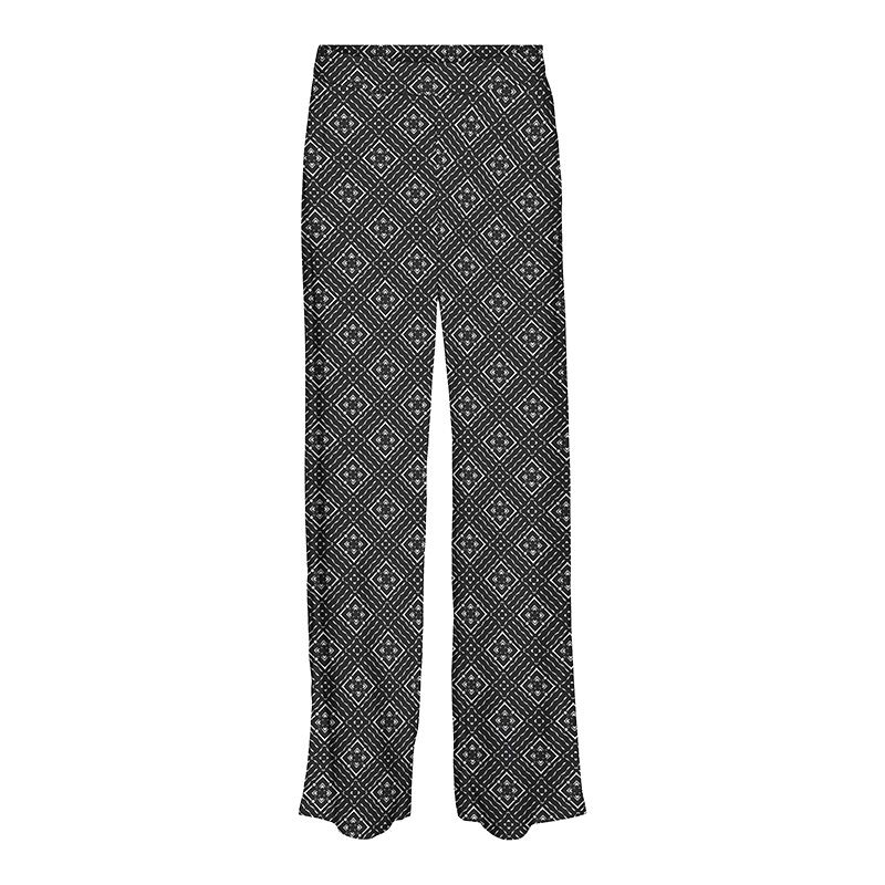 Pantalon femme a motif best sale