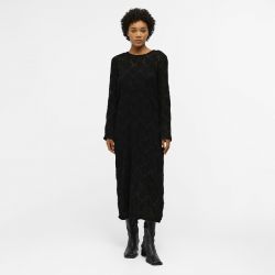 Robe objanmari ls midi dresses black 23044287 4197 Femme OBJECT Robe objanmari ls midi dresses black 23044287 4197 Femme OBJECT