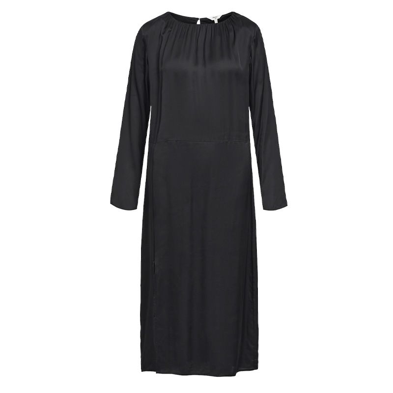 Robe objboen ls dress 129 black 23042896 4197 Femme OBJECT