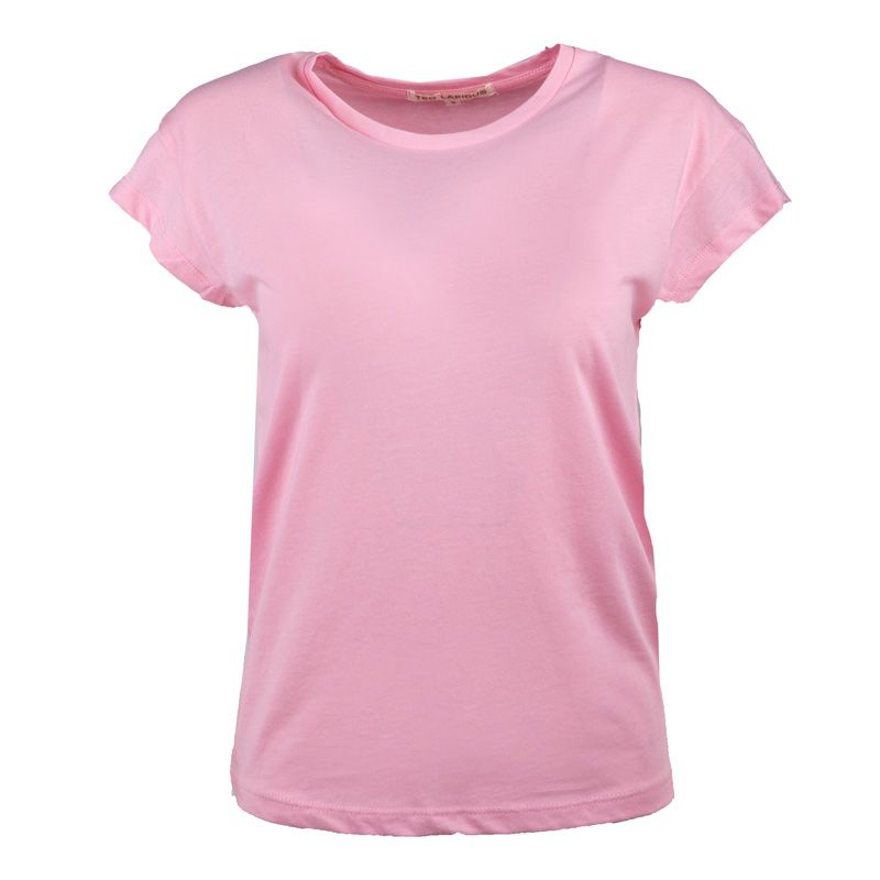Tee shirt roxane uni col rond Femme TED LAPIDUS