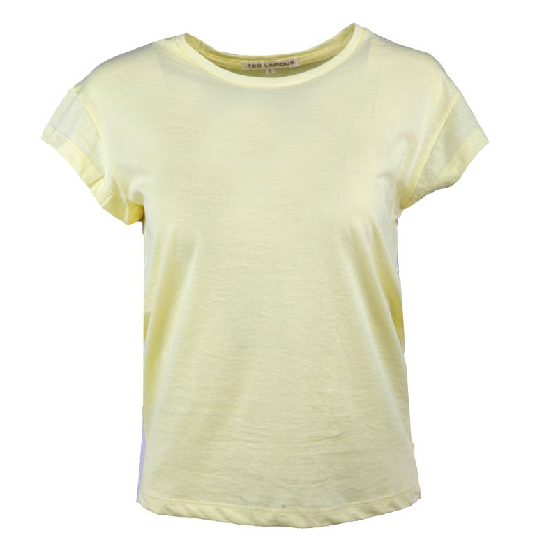 Tee shirt roxane uni col rond Femme TED LAPIDUS