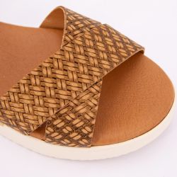 Sandale compensee corfu avellana 16492 36-41 Femme BIOSTOCK