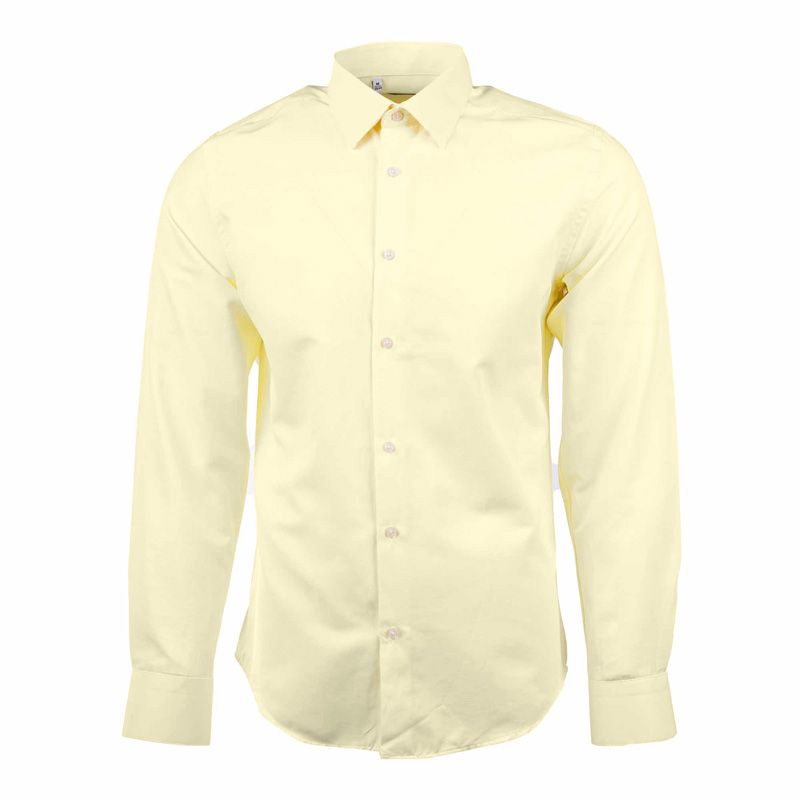 Chemise unie manches longues regular Homme BILL TORNADE