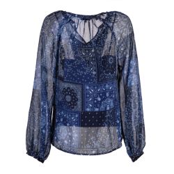 Chemise droite blanche en coton avec une poche Femme TOMMY HILFIGER