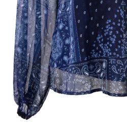 Chemise droite blanche en coton avec une poche Femme TOMMY HILFIGER