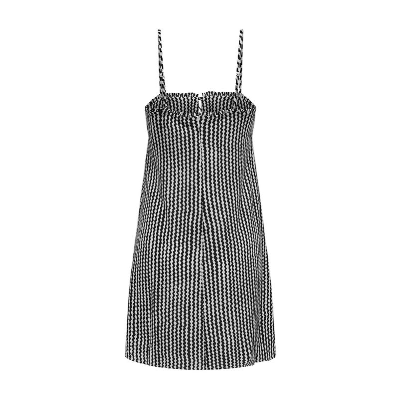 Robe bretelle noir onlnova life vis alexa aop 15256801 4062 Femme ONLY