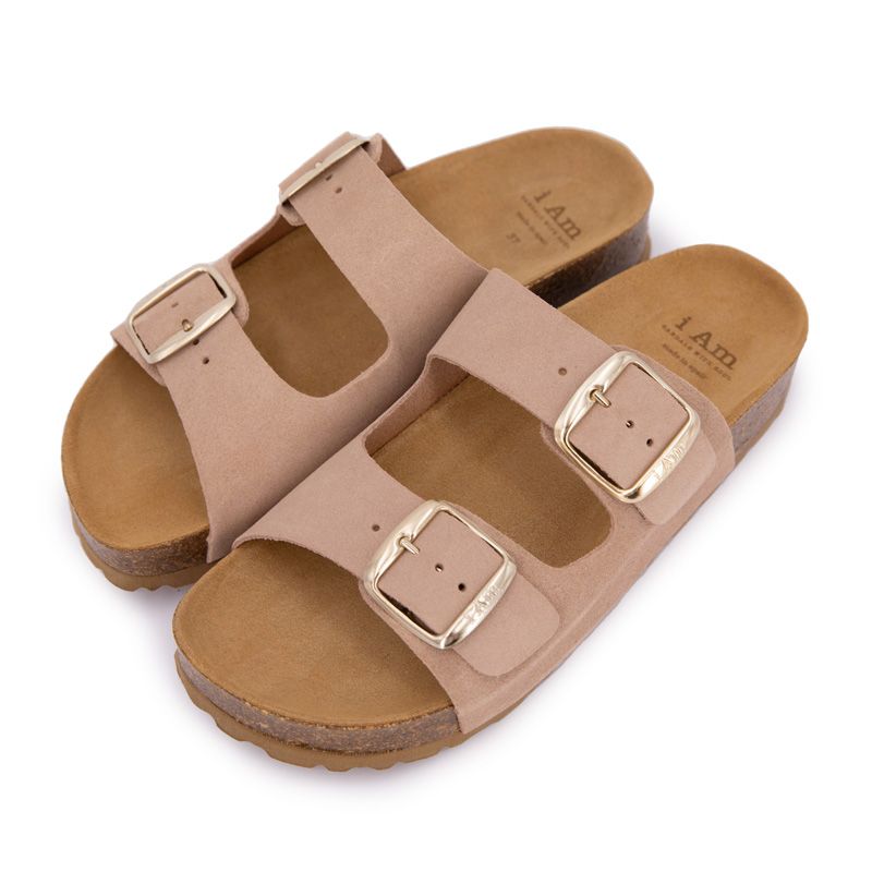 Mule double brides muskat suede 6497-s 36/41 Femme I AM