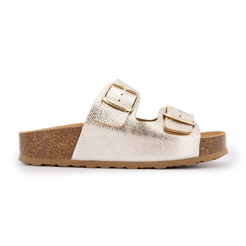 Mule double brides elefante lame gold 6497-s 36/41 Femme I AM