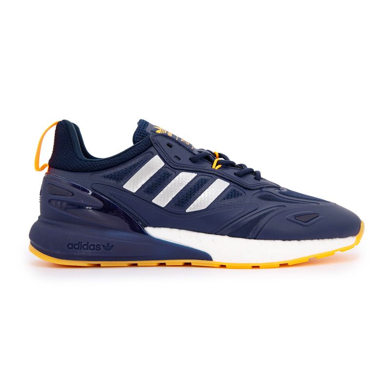 Basket basse sport bleu et orange Homme ADIDAS a prix degriffe