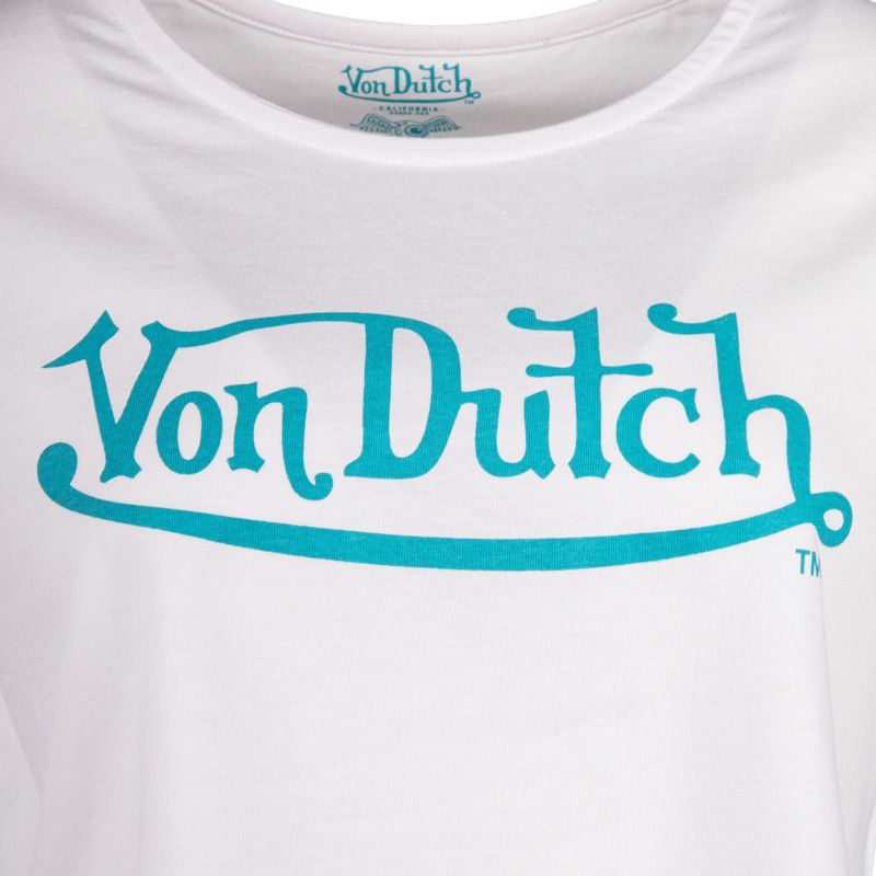 Crop top femme avec print devant vd/2/ct/calie/bl Femme VON DUTCH
