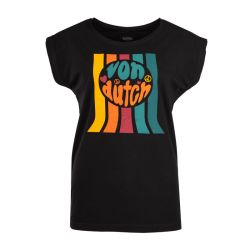 Tee shirt mc print devant vd/2/trc/nowar/nr Femme VON DUTCH Tee shirt mc print devant vd/2/trc/nowar/nr Femme VON DUTCH