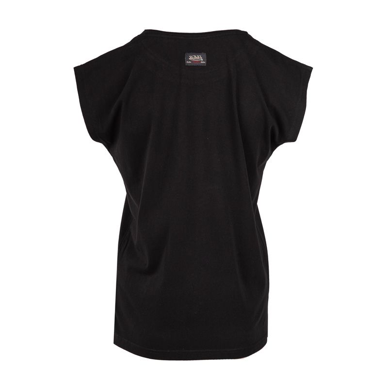 Tee shirt mc print devant vd/2/trc/nowar/nr Femme VON DUTCH Tee shirt mc print devant vd/2/trc/nowar/nr Femme VON DUTCH