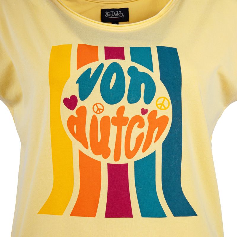 Tee shirt mc print devant vd/2/trc/nowar/nr Femme VON DUTCH Tee shirt mc print devant vd/2/trc/nowar/nr Femme VON DUTCH