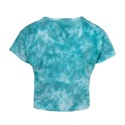 Crop top tye & dye et print devant strass vd/2/trc/tika/tdy Femme VON DUTCH