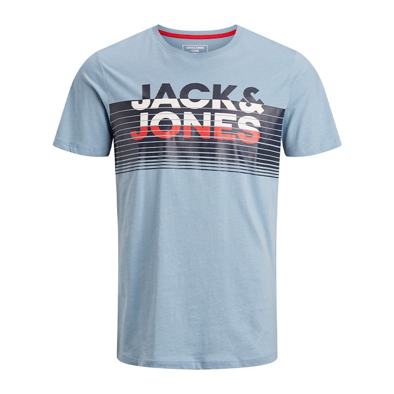 Jwhdry tee ss crew neck faded denim 12263410-4058 Homme JACK & JONES