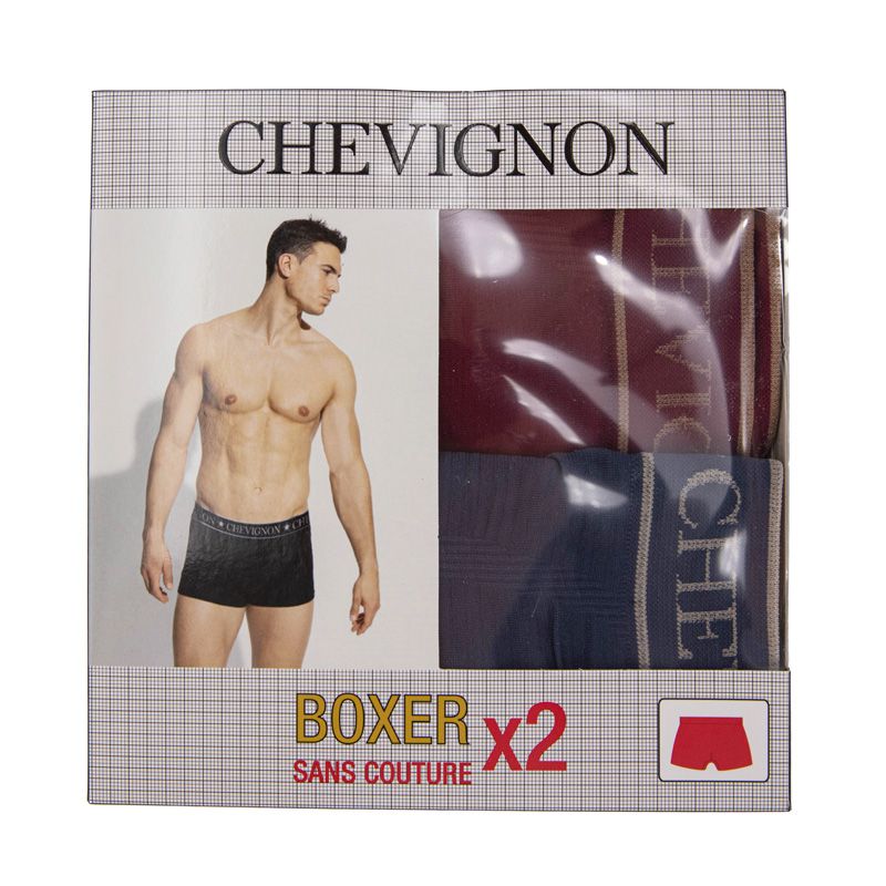 Boxer x2 sans couture tom Homme CHEVIGNON Boxer x2 sans couture tom Homme CHEVIGNON