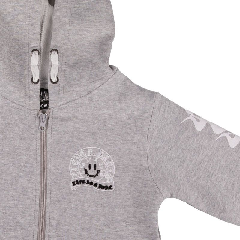 Sweat Zippé Bonpoint Gris Fille 12 Ans – Logo B75, état Très Correct