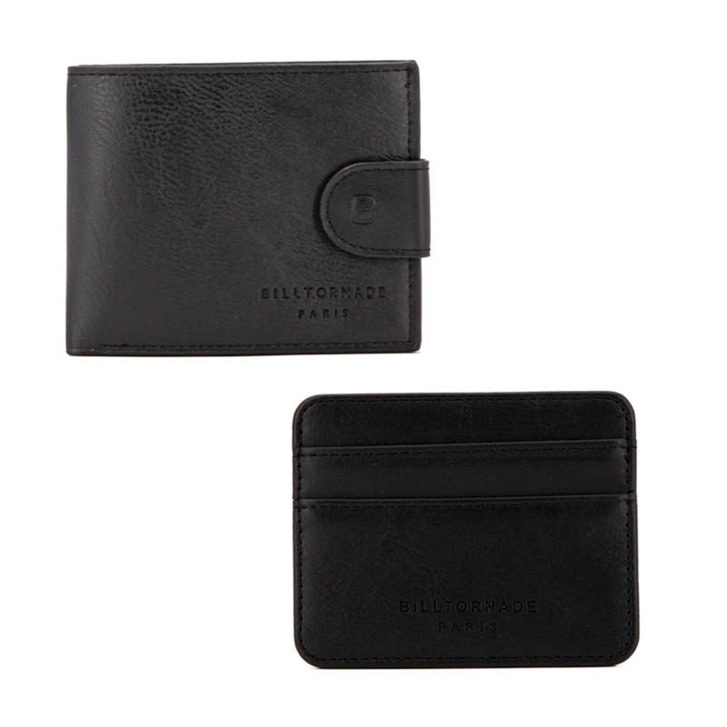 Coffret bill tornade porte feuille+ porte carte pu 03526 Homme BILL TORNADE