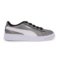 Baskets argentees Vikky glitz lacet elastique noir Enfant PUMA a prix