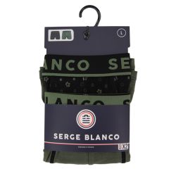 Lot de 2 boxers serge blanco ser/1/bcx2/cas/ass Homme SERGE BLANCO Lot de 2 boxers serge blanco ser/1/bcx2/cas/ass Homme SERGE BLANCO