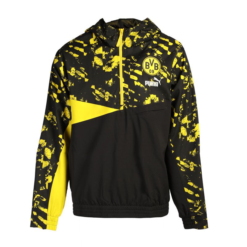 Sweat a capuche borussia dortmund noir 773100-03-d Homme PUMA