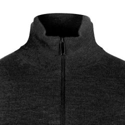 Pull laine zippé col cheminé Homme CALVIN KLEIN