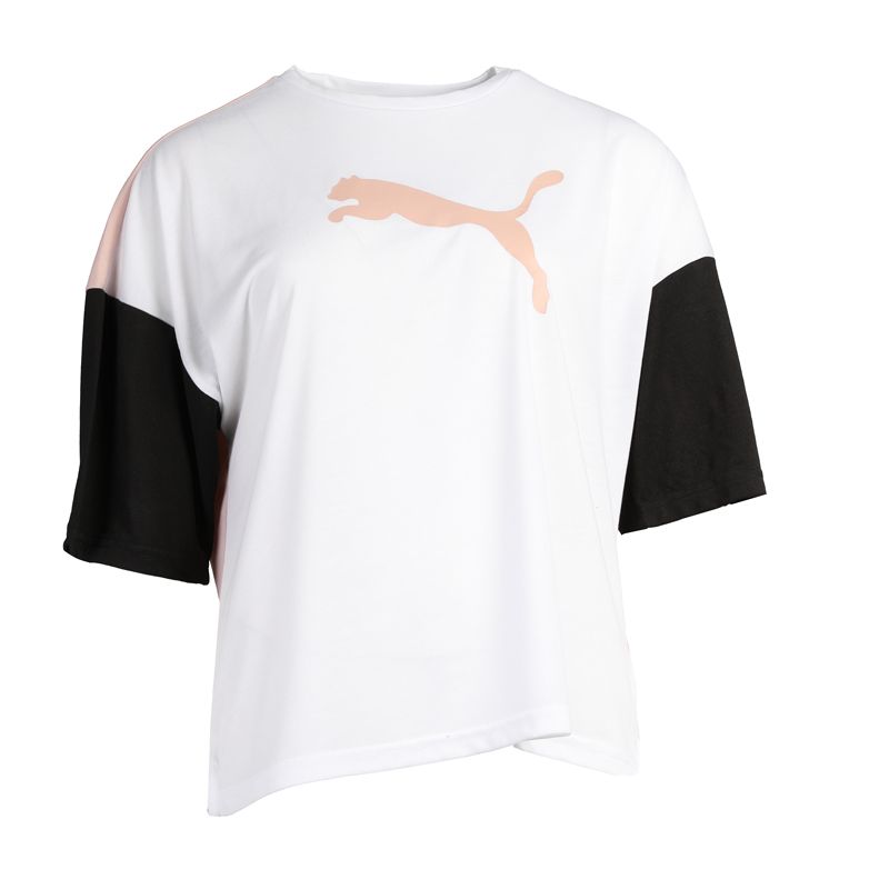 Tee shirt mc w mdrn spt fsh tee.whi roq 849819-02-d Femme PUMA