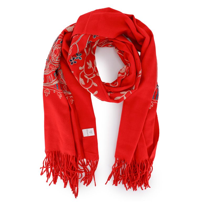 Famata echarpe femme brodee Femme BURTON OF LONDON Famata echarpe femme brodee Femme BURTON OF LONDON
