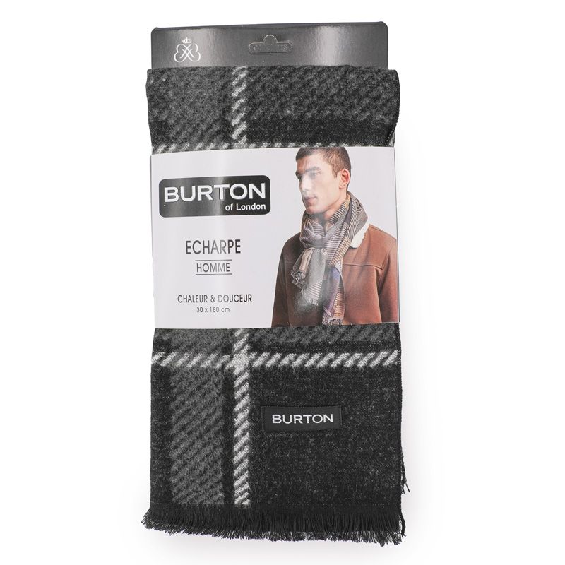 Jassim echarpe homme 30x180cm Homme BURTON OF LONDON