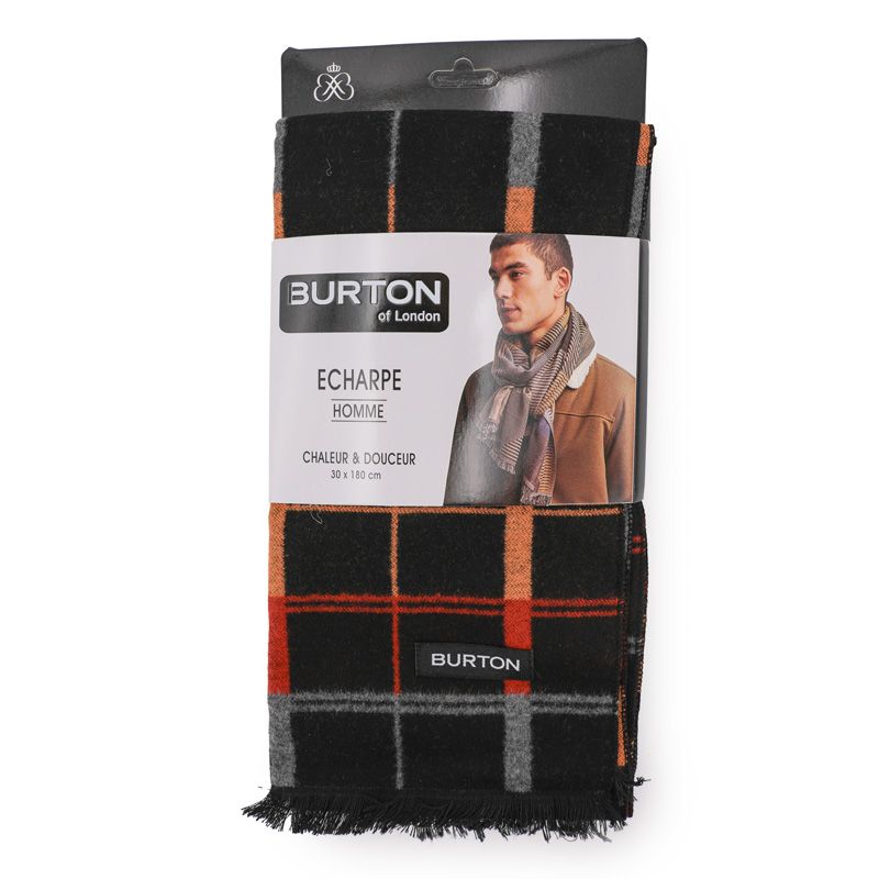 Jassim echarpe homme 30x180cm Homme BURTON OF LONDON