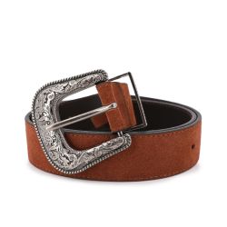 Ceinture en cuir cognac p924w Femme DEELUXE 74 Ceinture en cuir cognac p924w Femme DEELUXE 74