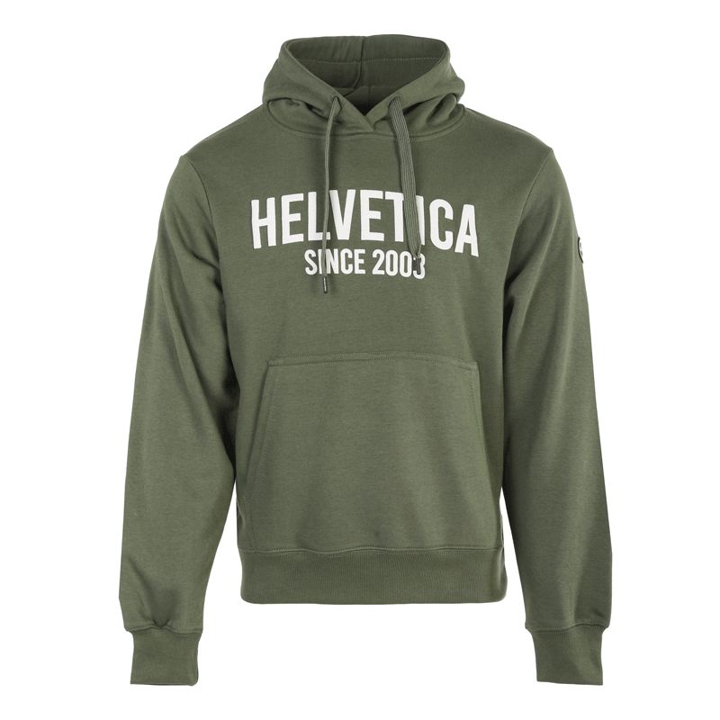 Sweatshirt pullover hoodies avec logo 07 grenoble Homme HELVETICA