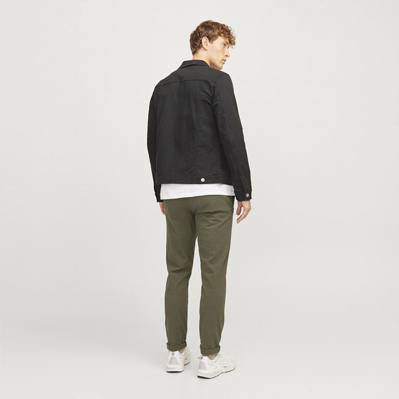 Pantalon olive night marco fury chino 12271621 Homme JACK & JONES Pantalon olive night marco fury chino 12271621 Homme JACK & JONES