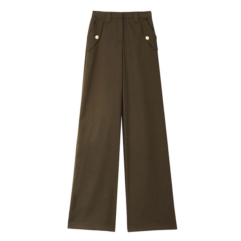 Pantalon riel kaki Femme LA PETITE ETOILE