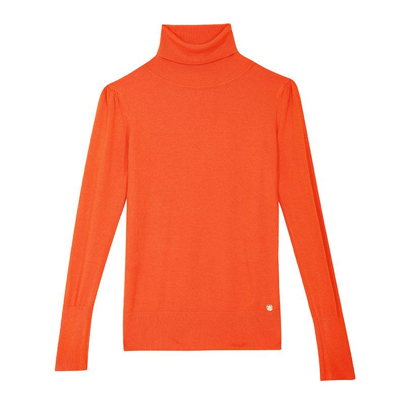 Pull edda orange Femme LA PETITE ETOILE