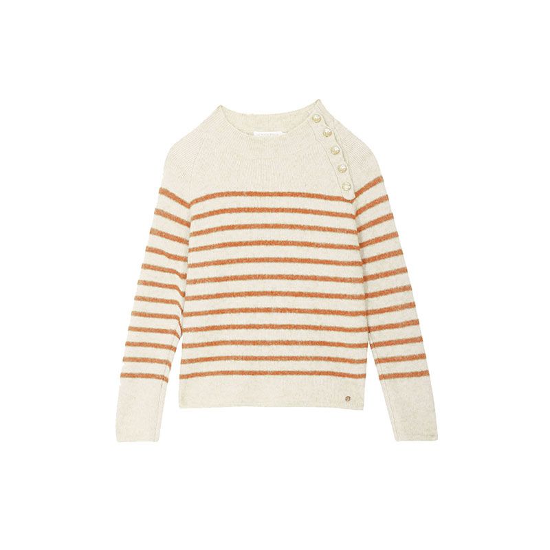 Pull effie beige/praline Femme LA PETITE ETOILE