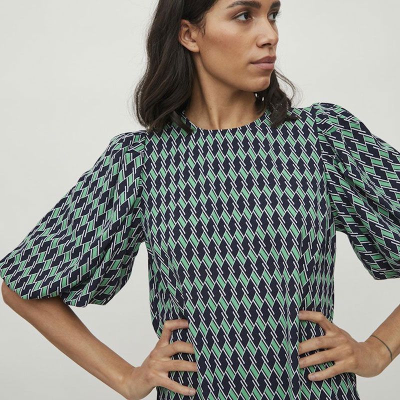 Robe vicacta s/s puff long dress /rx 14080011 Femme VILA