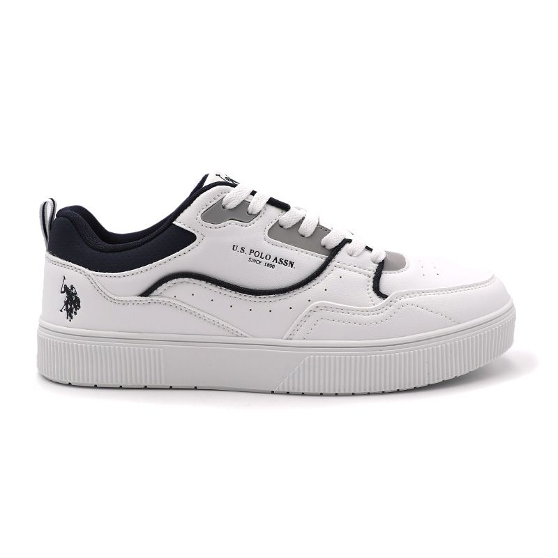 Basket elvis001-whi white du 40 au 46 Homme US POLO