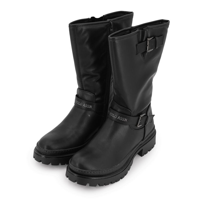 Bottine byker002 black du 35 au 41 Femme US POLO