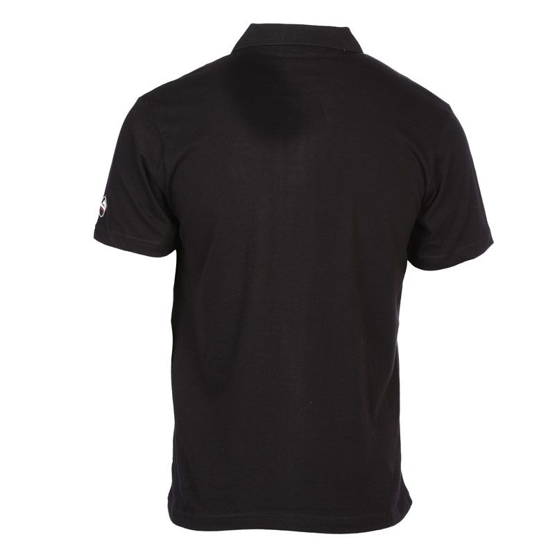 Polo dark grey manche courte avec logo 14 azul Homme HELVETICA