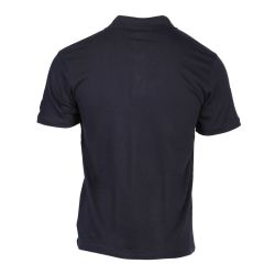 Polo dark grey manche courte avec logo 14 azul Homme HELVETICA